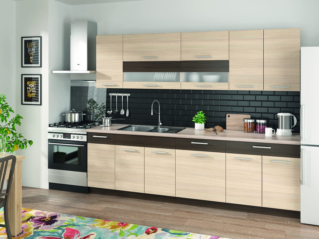 Dulap modular cu sertar și uși Mode Light 109