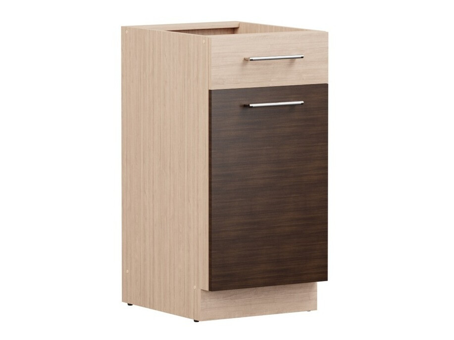 Dulap modular cu sertar și uși Mode Dark 110