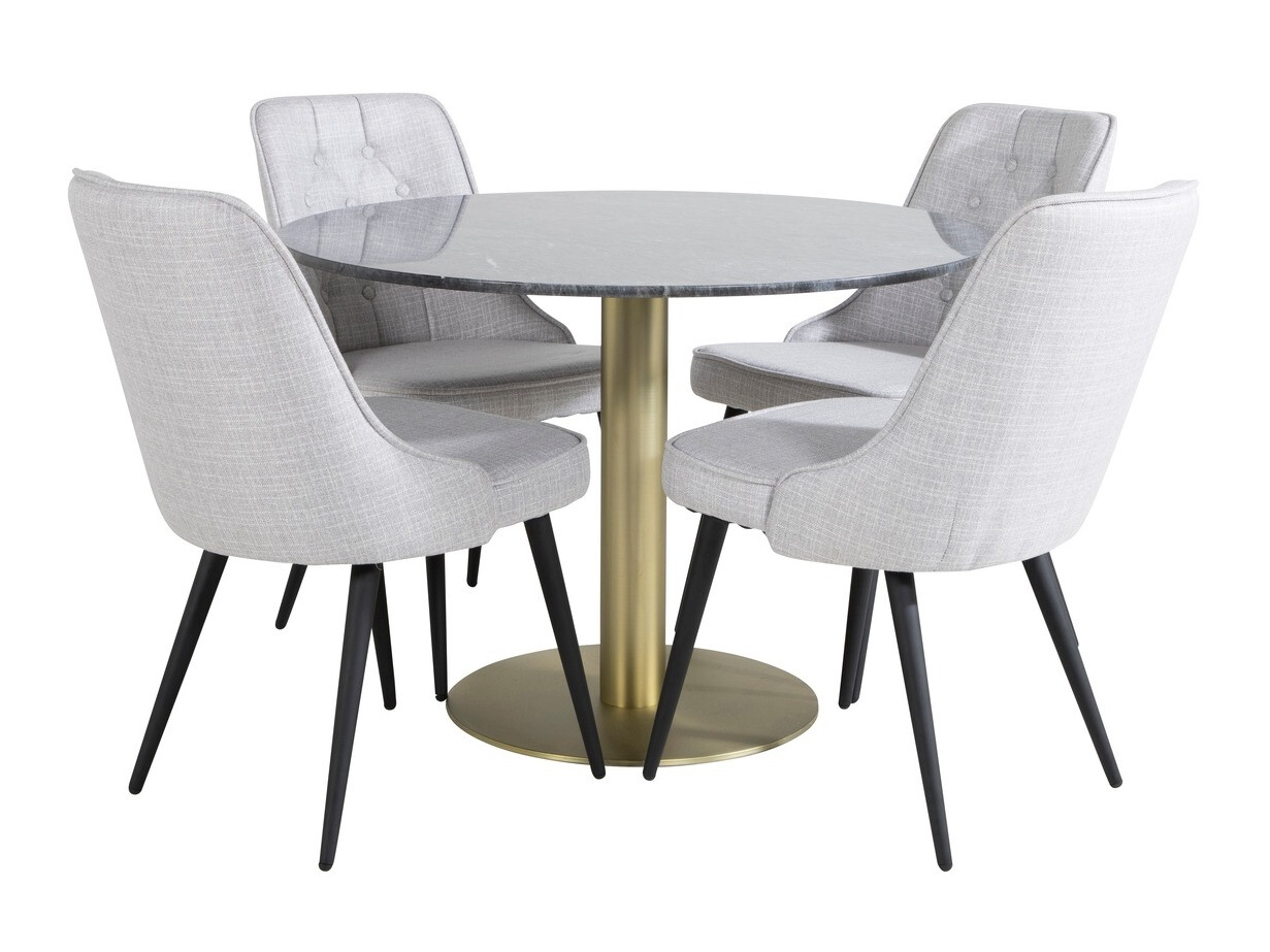 Set de mese Dallas 370 (Gri + Negru)