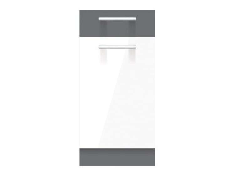 Dulap modular cu sertar și uși Mode White 112