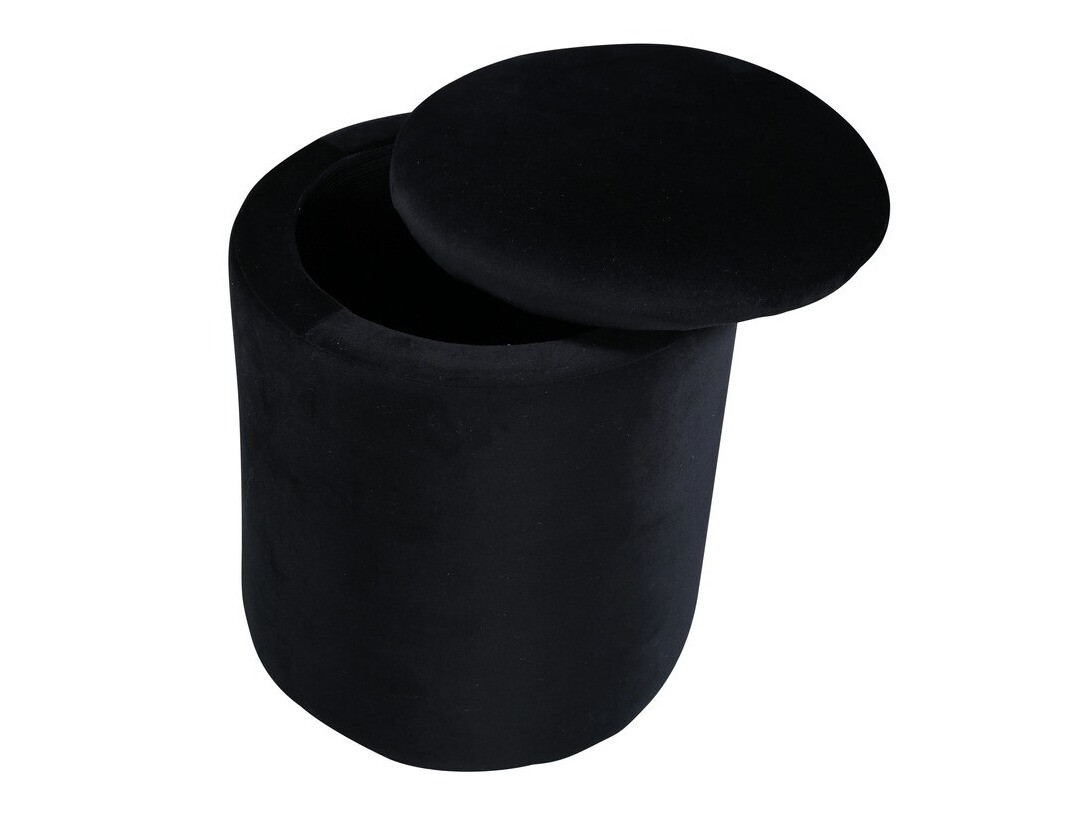 Taburet tapițat Dallas 2939 (Negru)
