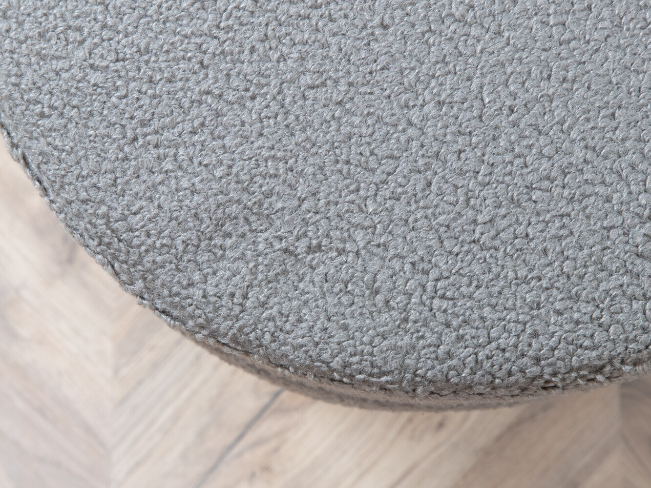 Taburet tapițat Dallas 2945 (Gri + Negru)