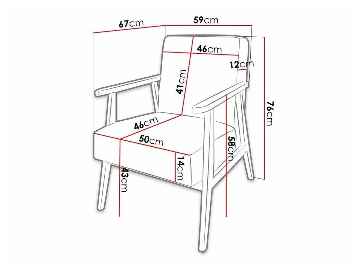 Fotoliu Clovis 100 (Magic Velvet 2225)