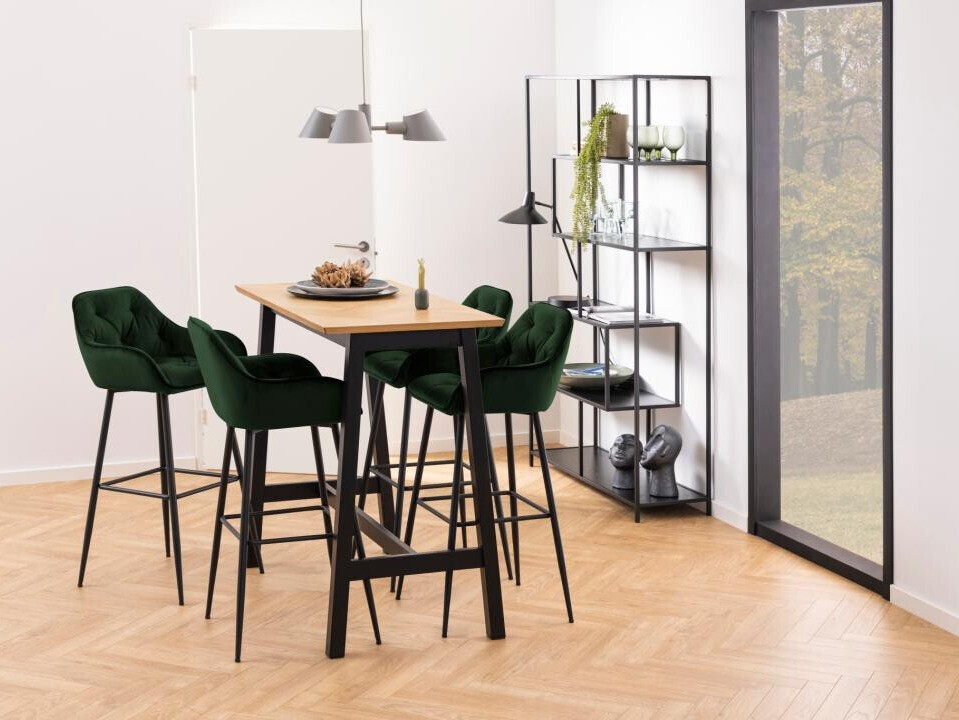 Scaun bar Norsica 474 (Verde + Negru)