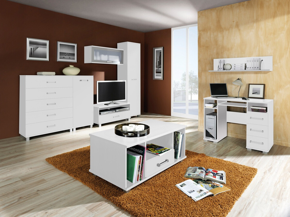 Măsuță de cafea Cirevau 133 (Alb)