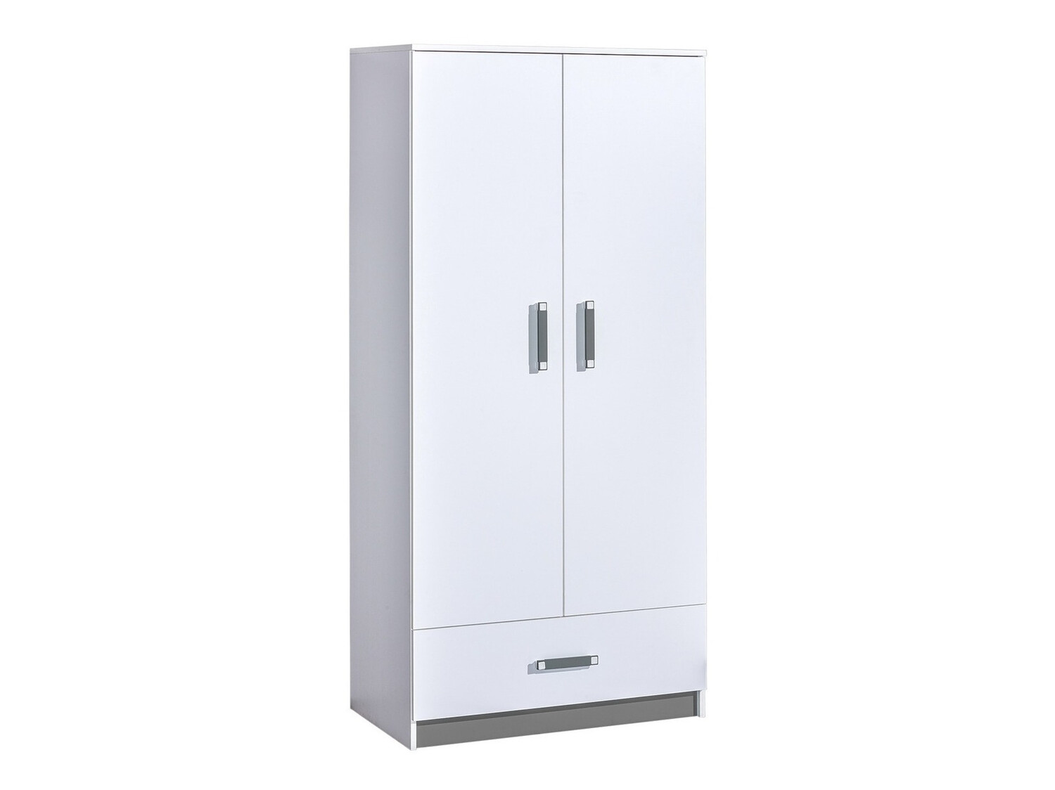 Dulap Lorlare 110 (Alb + Gri)