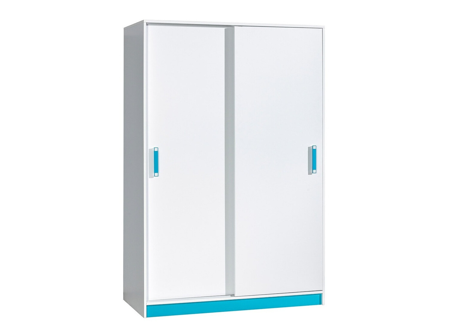 Dulap Lorlare 115 (Alb + Turcoaz)
