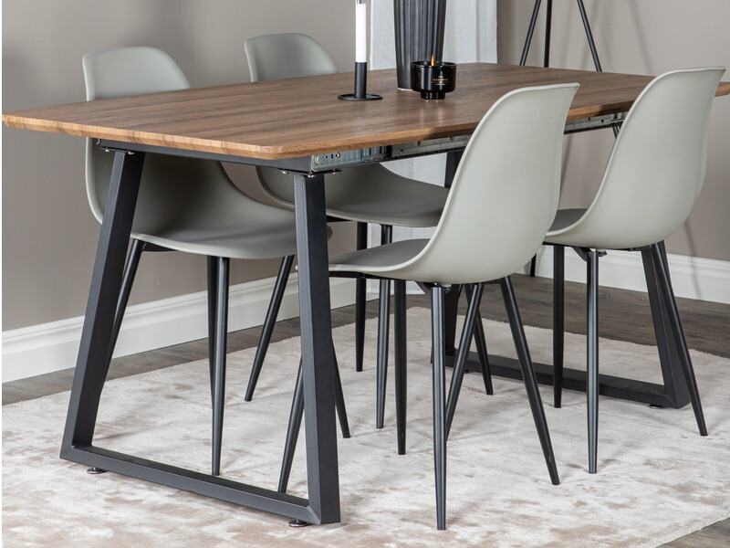 Scaun Dallas 198 (Gri + Negru)