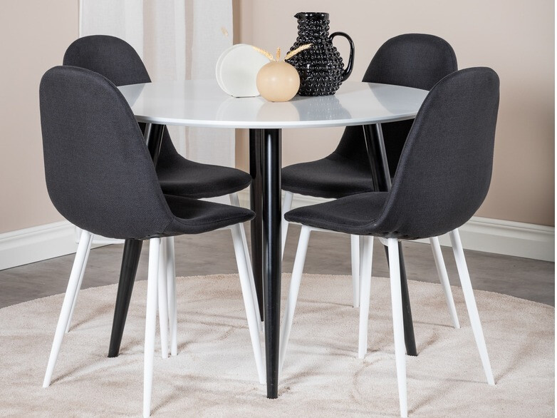 Scaun Dallas 201 (Negru + Alb)