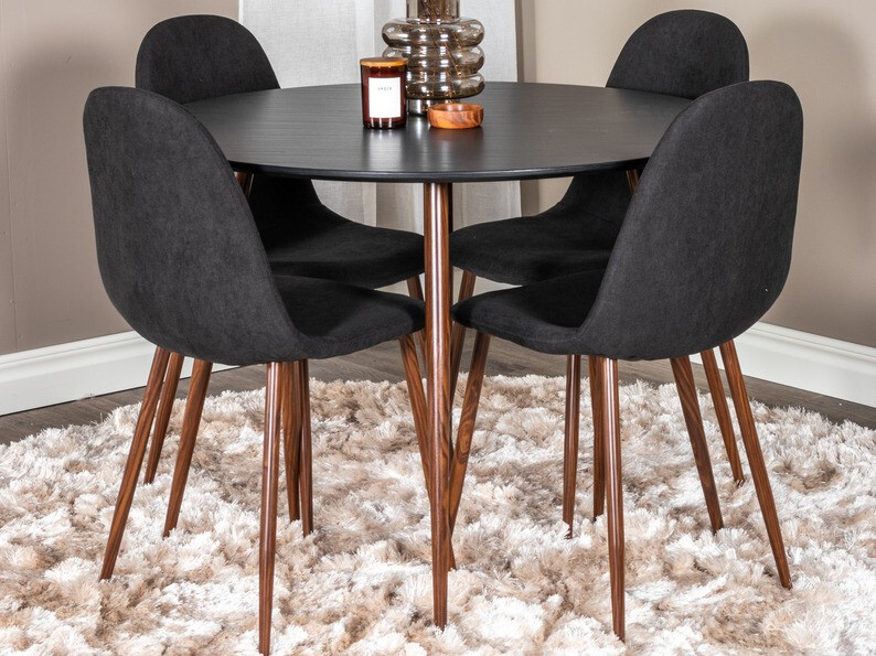 Scaun Dallas 201 (Negru + Nuca)
