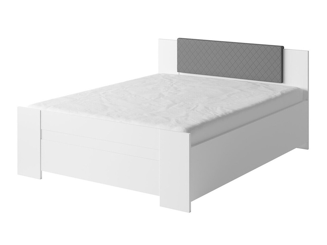 Set dormitor Catromi 113 (Alb + Soft Pik 029)