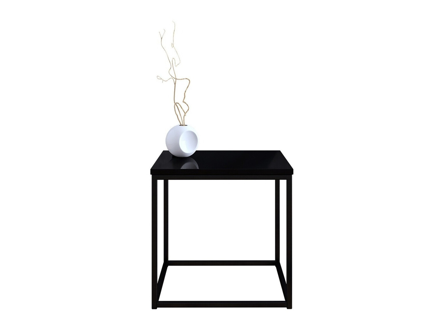 Măsuță de cafea Germantown 106 (Negru mat + Negru lucios)