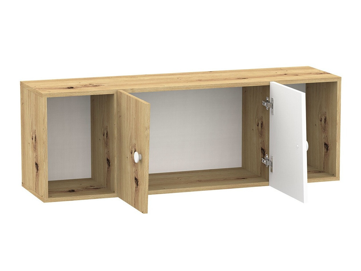 Dulap de perete Almira 112 (Stejar artizan + Alb)