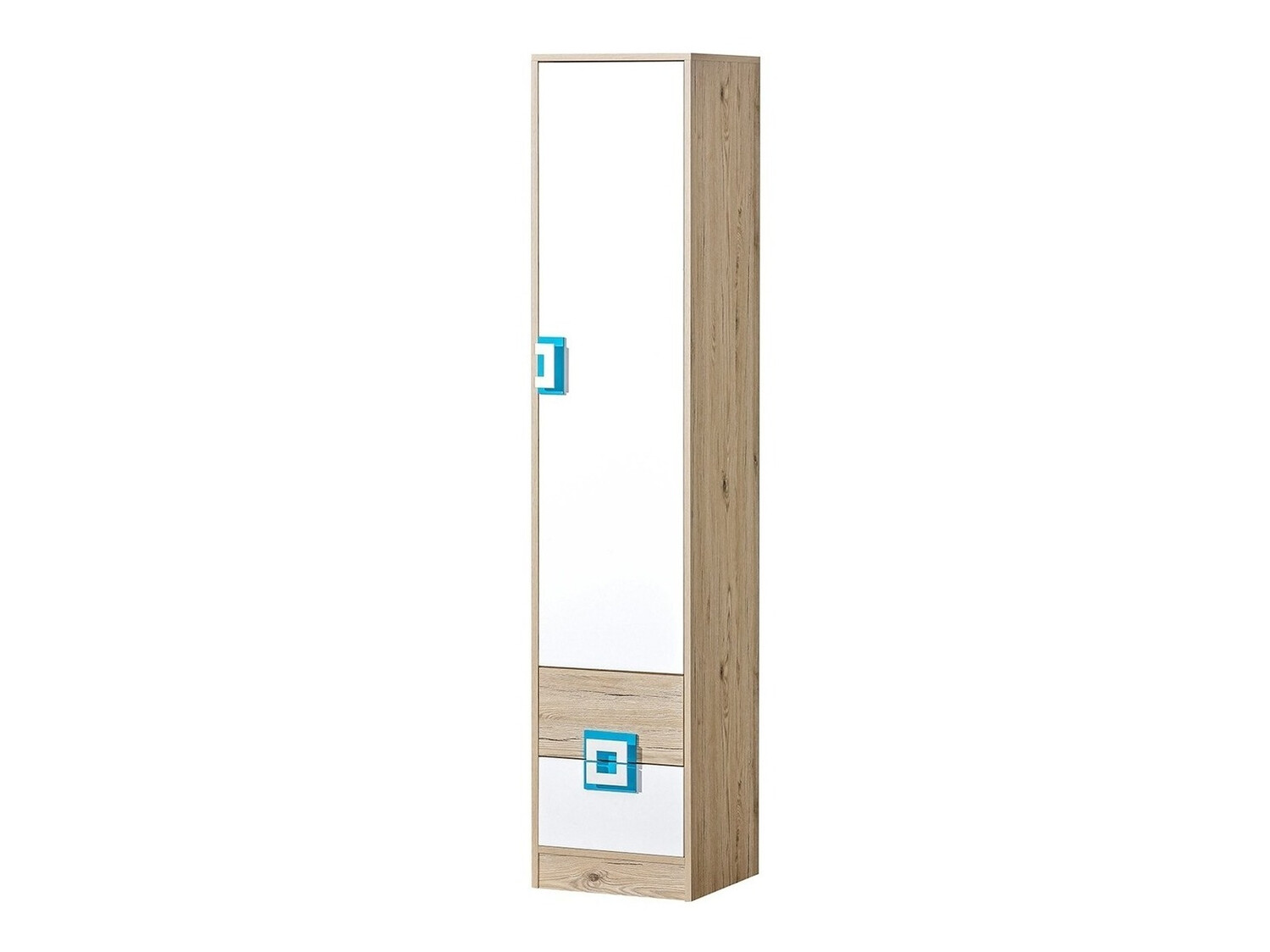 Raft Tolfere 104 (Stejar deschis + Alb + Turcoaz)