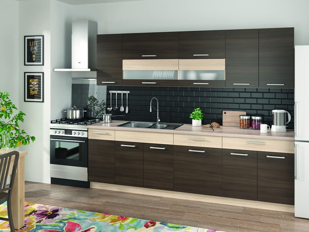 Dulap modular pentru electrocasnice incorporabile Mode Dark 114