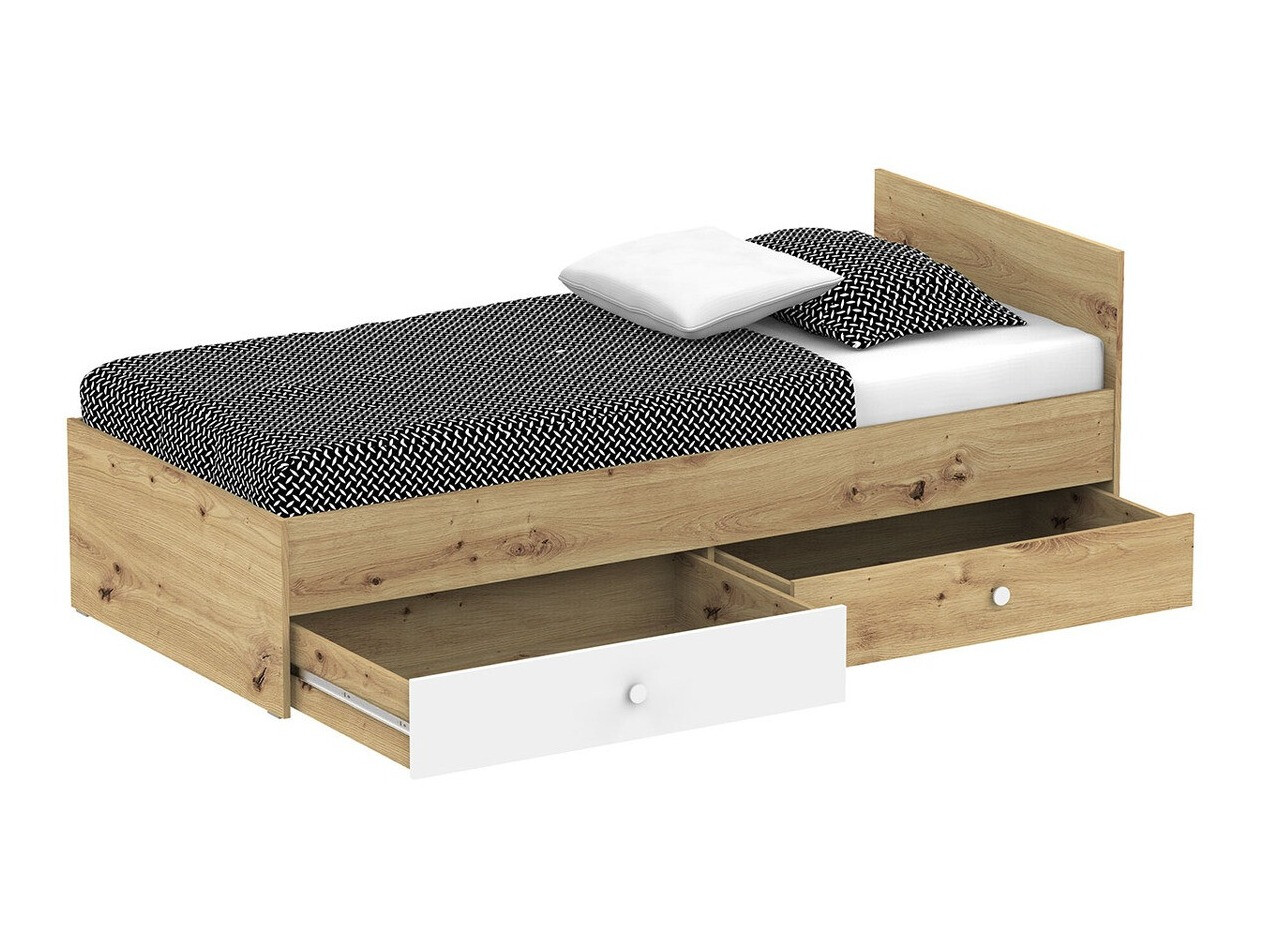 Set de mobilier Almira 114 (Stejar artizan + Alb)