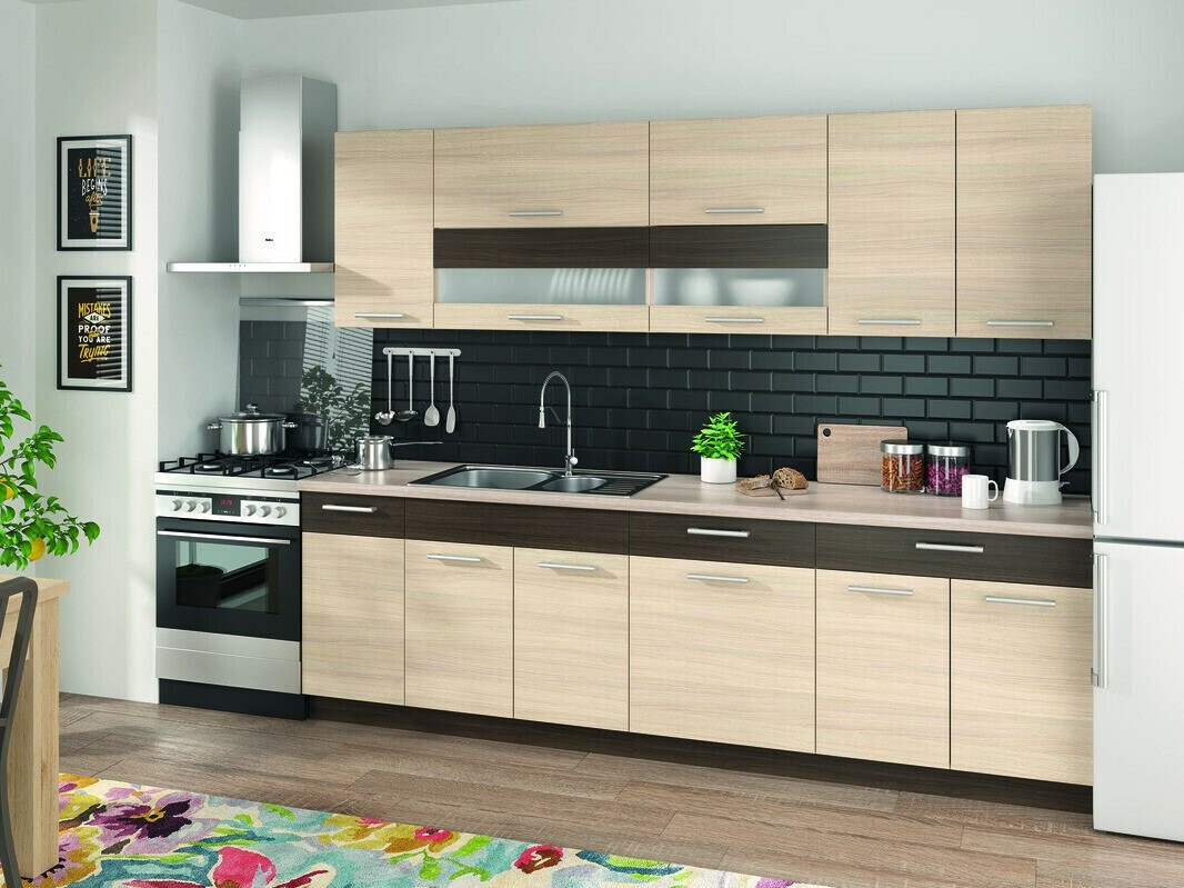 Dulap modular cu sertar și uși Mode Light 113