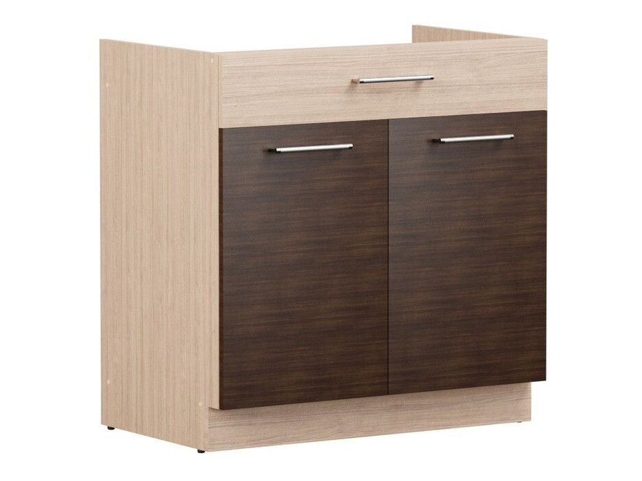 Dulap modular cu sertar și uși Mode Dark 117