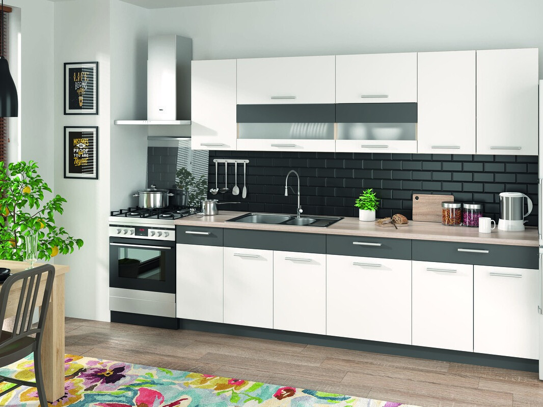 Dulap modular cu uși Mode White 119