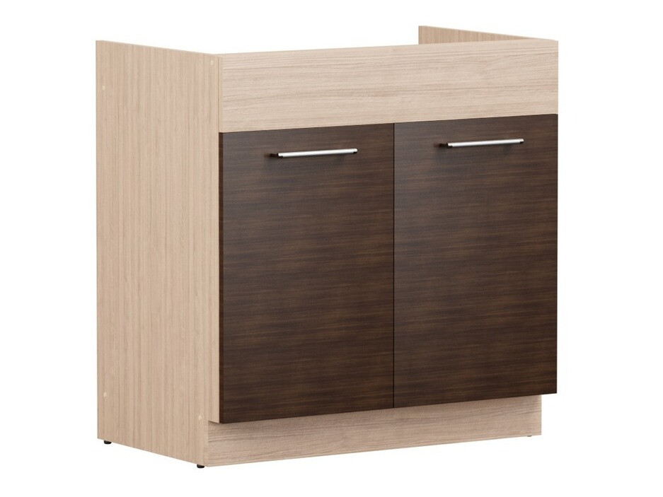 Dulap modular cu uși pentru chiuvetă Mode Dark 116