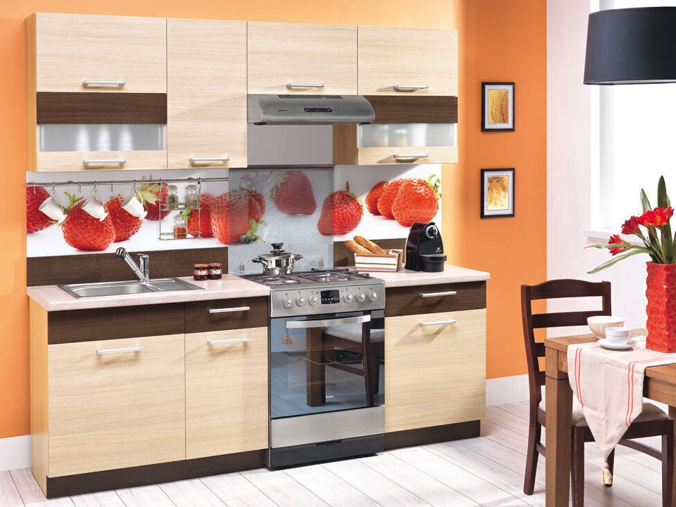 Dulap modular cu uși pentru chiuvetă Mode Light 116