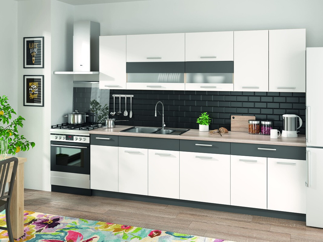 Dulap modular cu sertare Mode White 124
