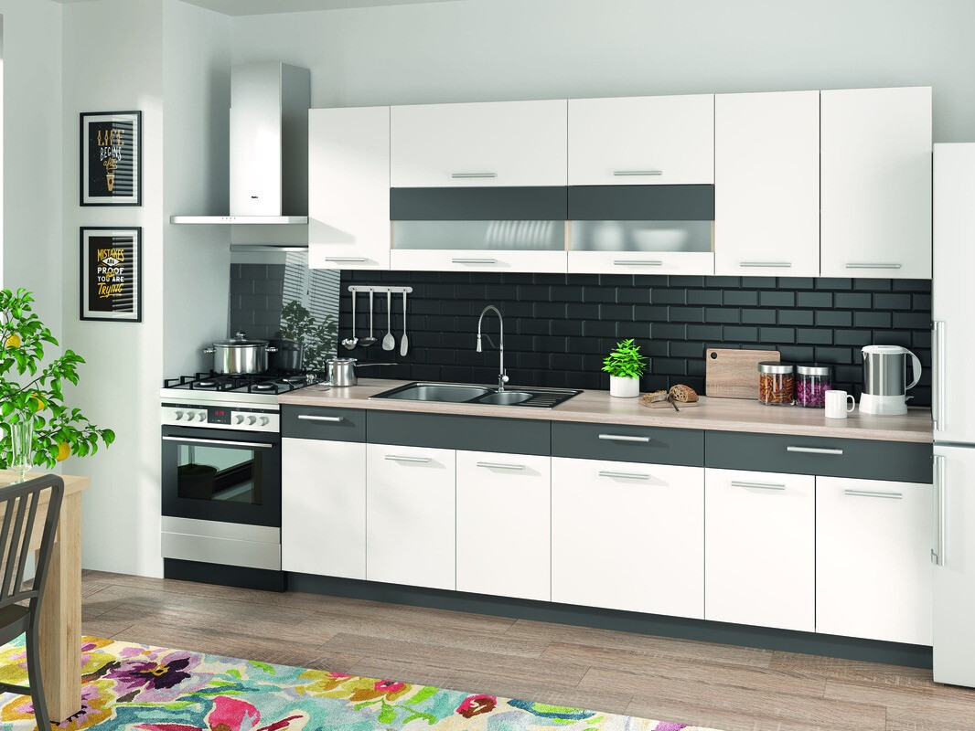 Dulap modular cu uși Mode White 123