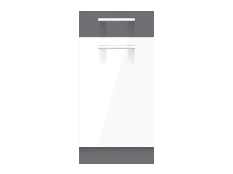 Dulap modular cu sertar și uși Mode White 117