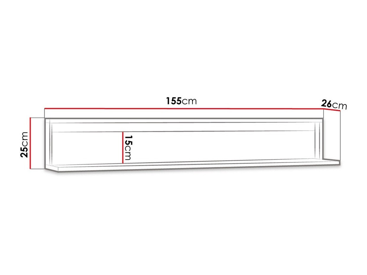 Raft de perete Luliru 129