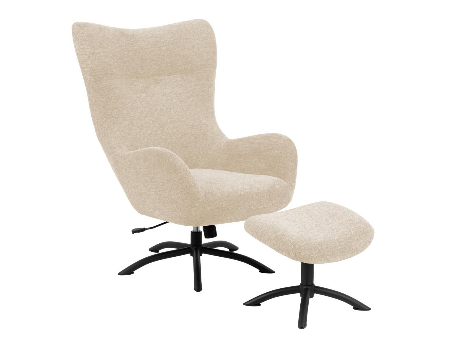 Fotoliu Norsica 490 (Negru + Crem)