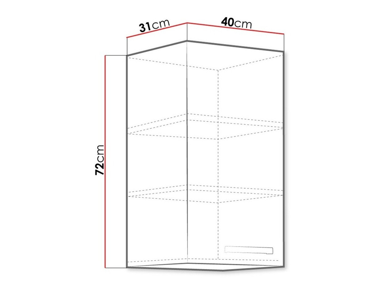 Dulap de perete modular Multi White 119