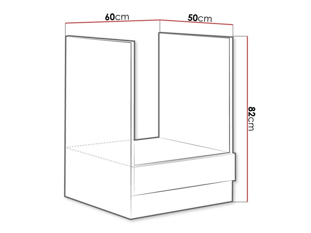 Dulap modular pentru electrocasnice incorporabile Multi White 116