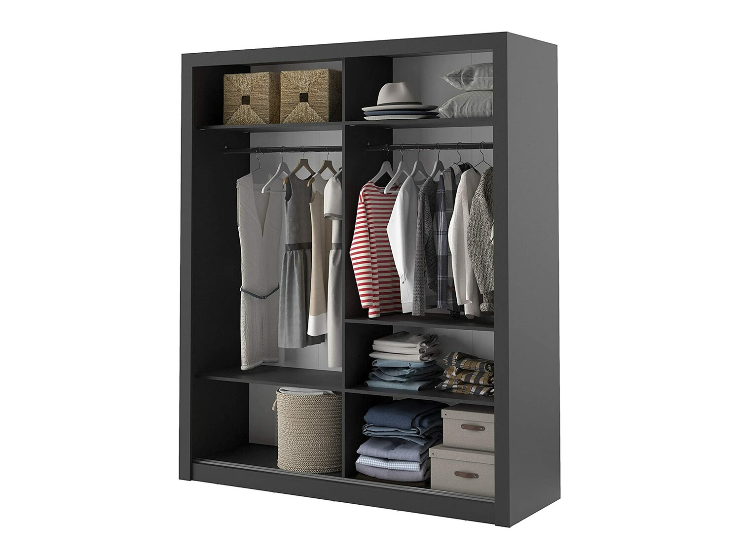 Dulap Fresno 102 (Negru)