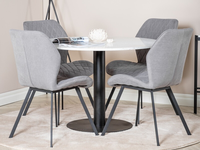 Scaun Dallas 163 (Gri + Negru)