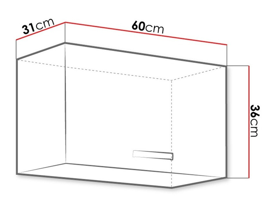 Dulap de perete modular Multi Grey 113