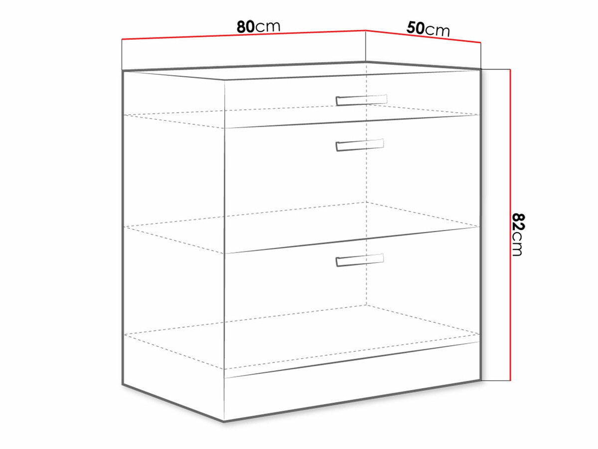 Dulap modular cu sertare Multi Grey 102