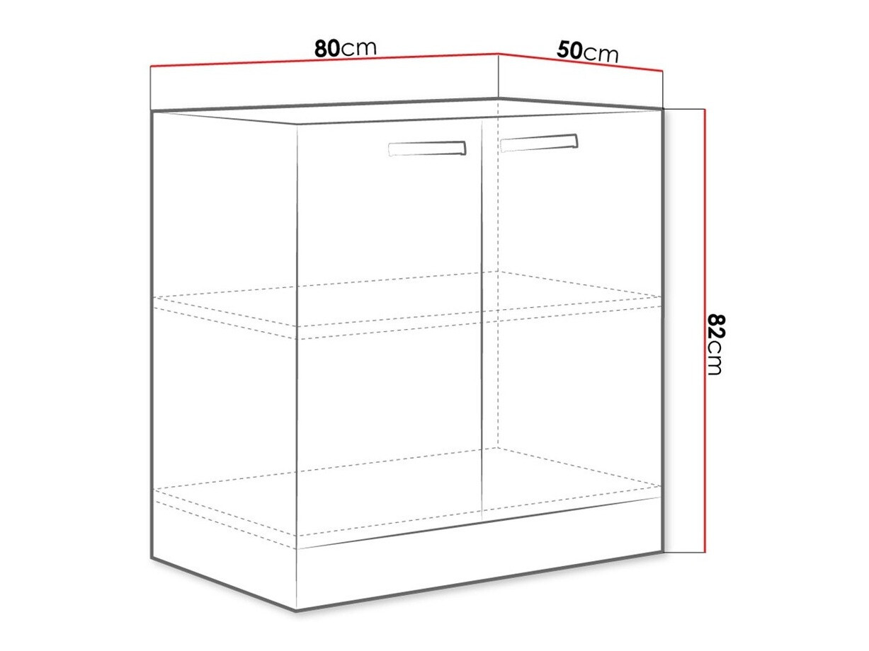 Dulap modular cu uși Multi White 112