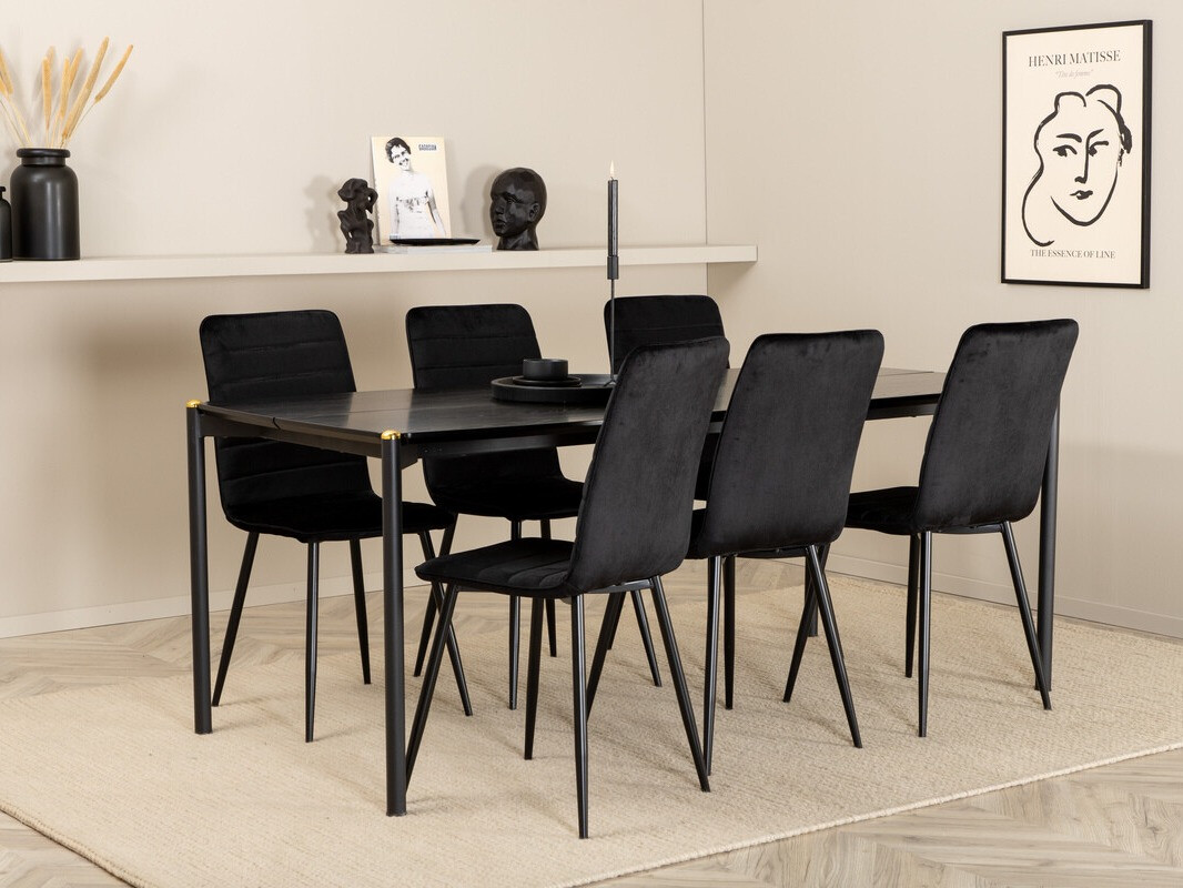 Scaun Dallas 2552 (Negru)