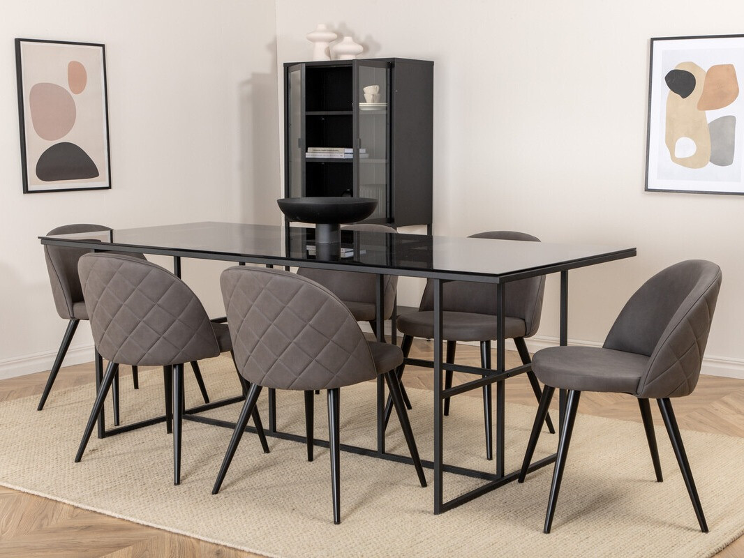 Scaun Dallas 2640 (Gri + Negru)