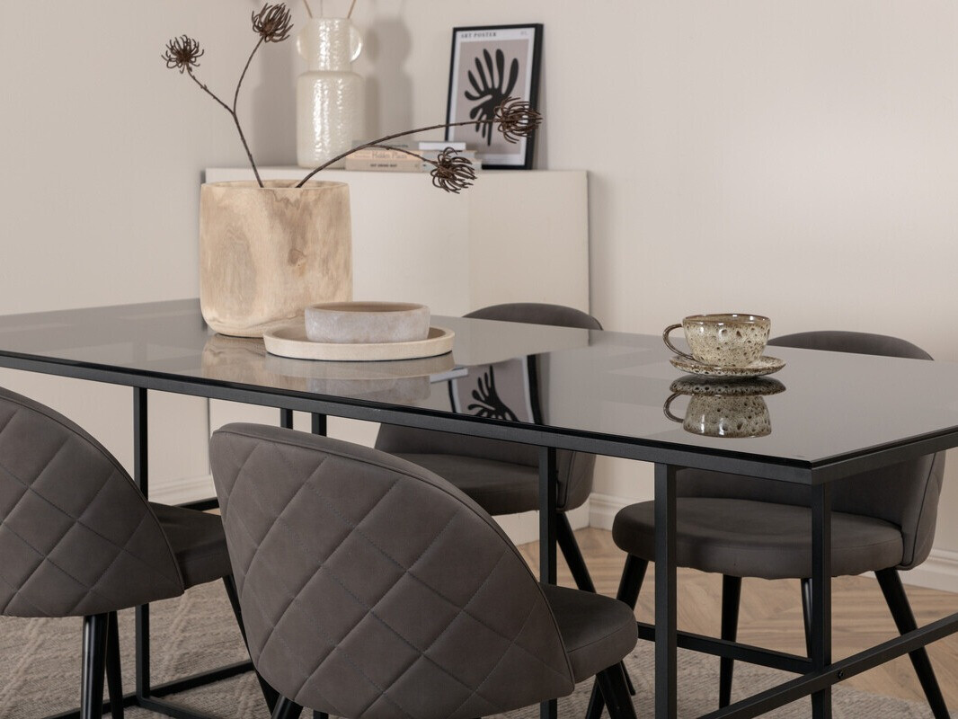 Scaun Dallas 2640 (Gri + Negru)