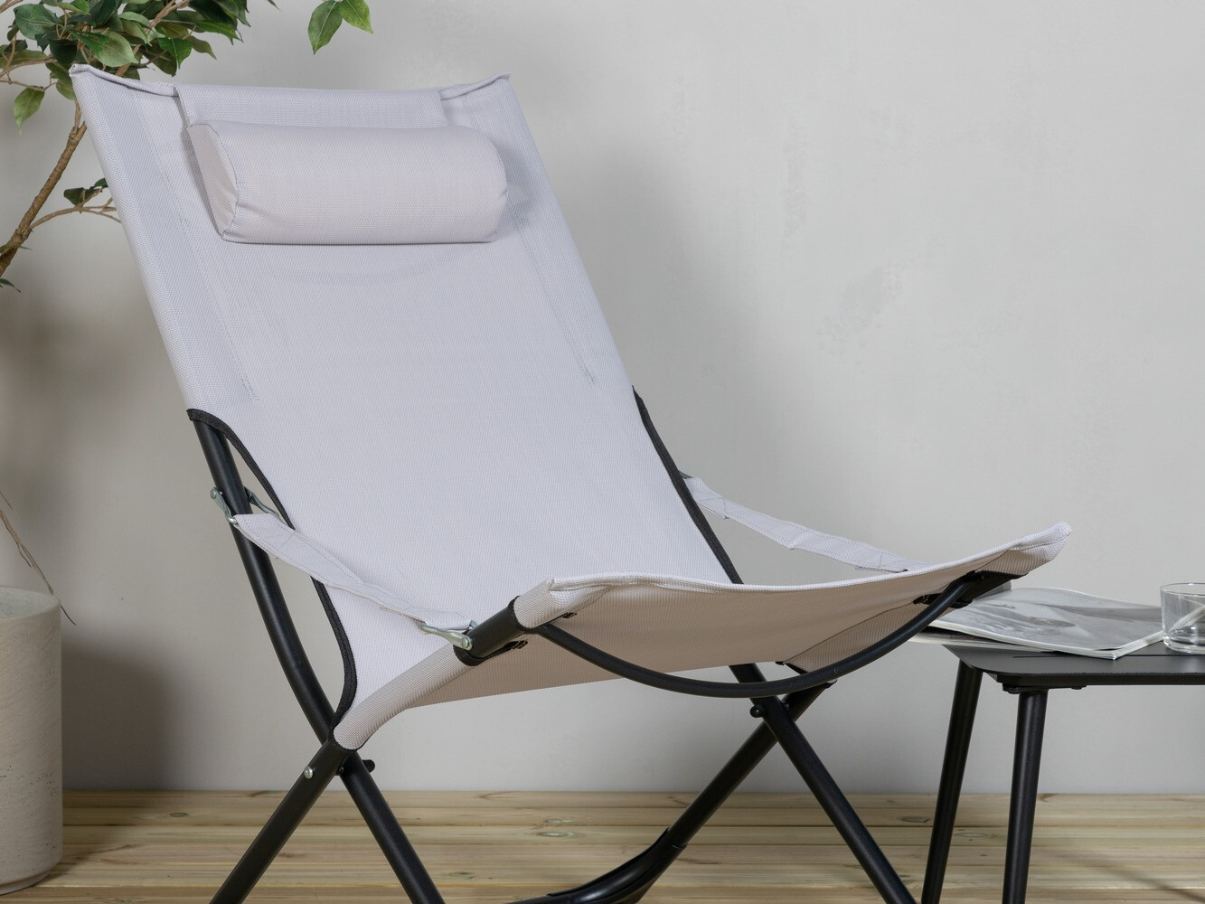 Scaun de exterior Dallas 800 (Gri + Negru)