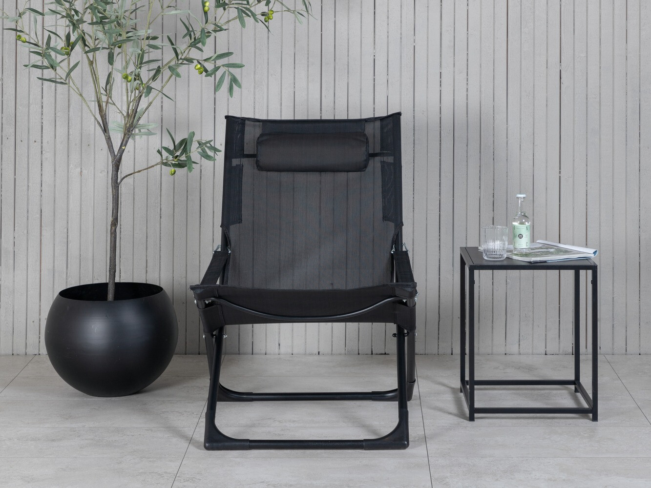 Scaun de exterior Dallas 800 (Negru)
