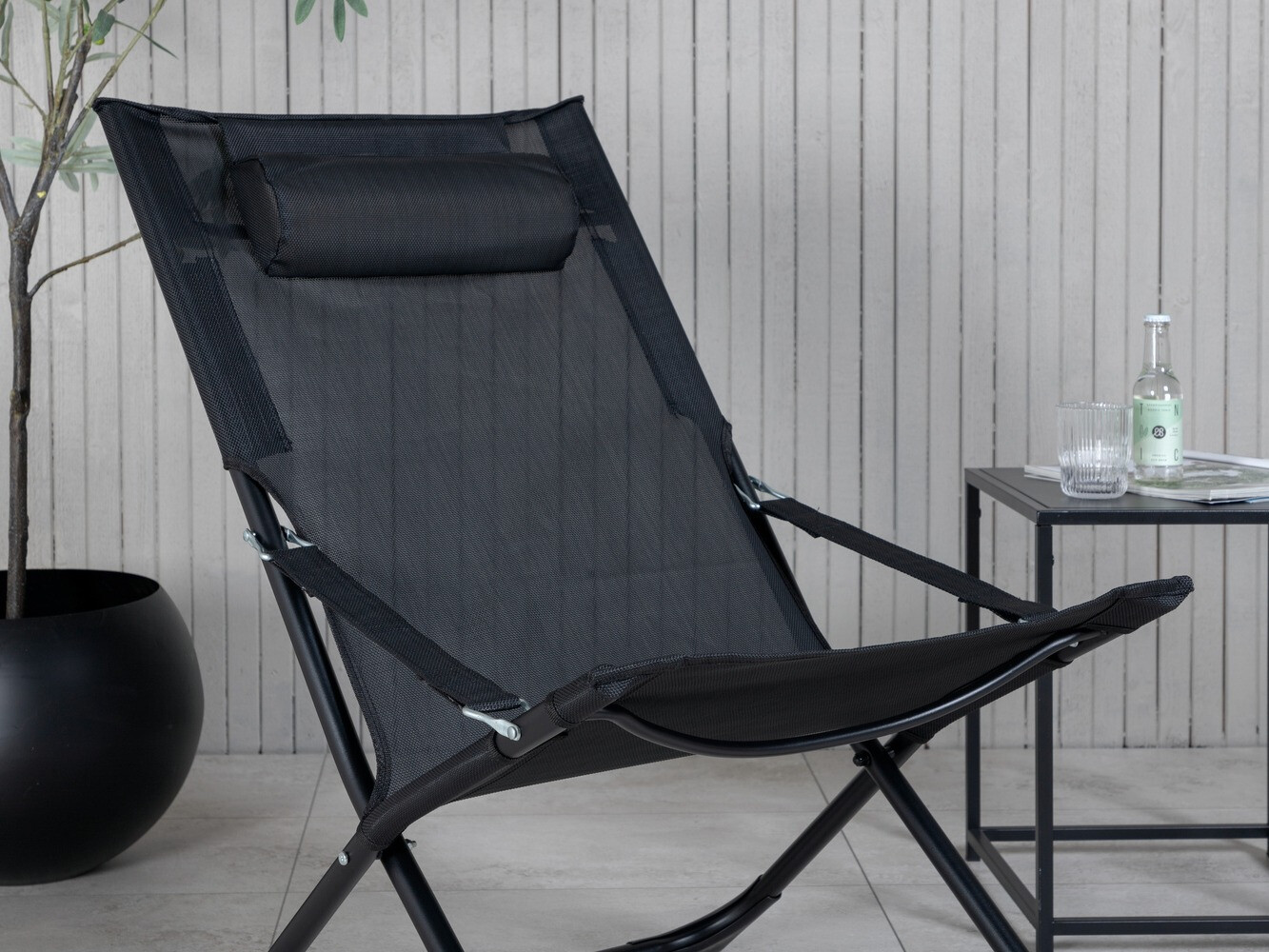 Scaun de exterior Dallas 800 (Negru)