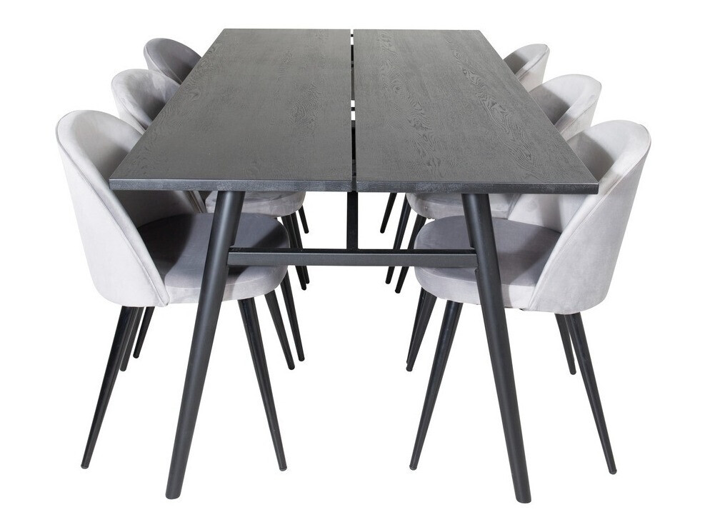 Set de mese Dallas 1676 (Gri + Negru)