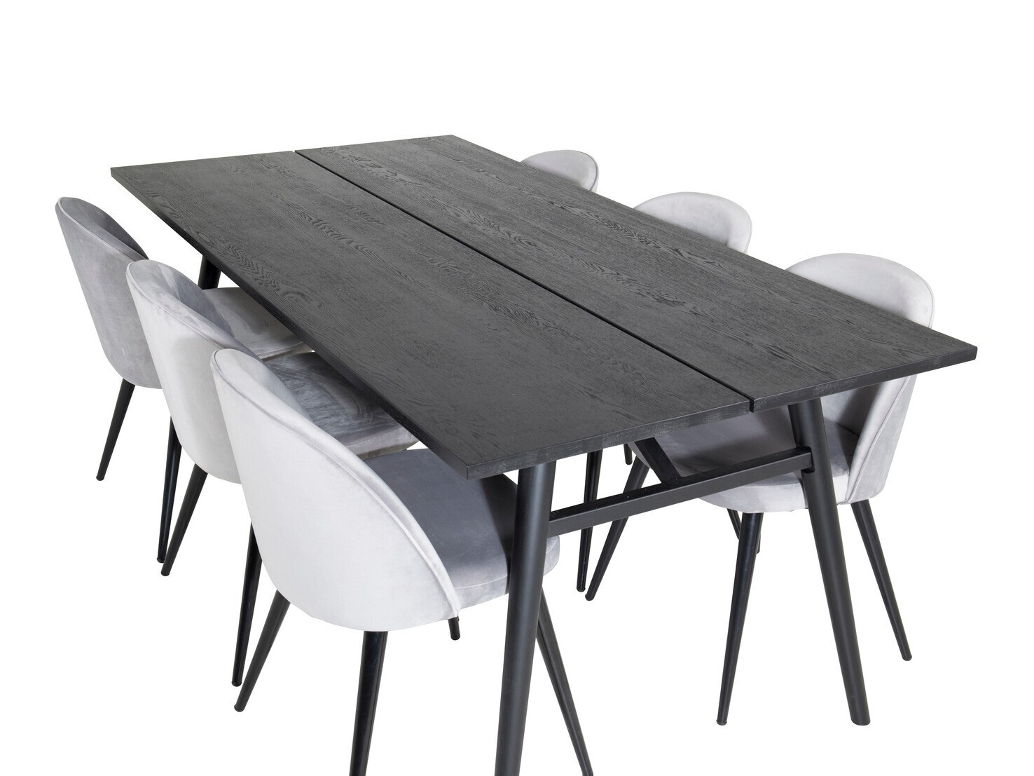 Set de mese Dallas 1676 (Gri + Negru)