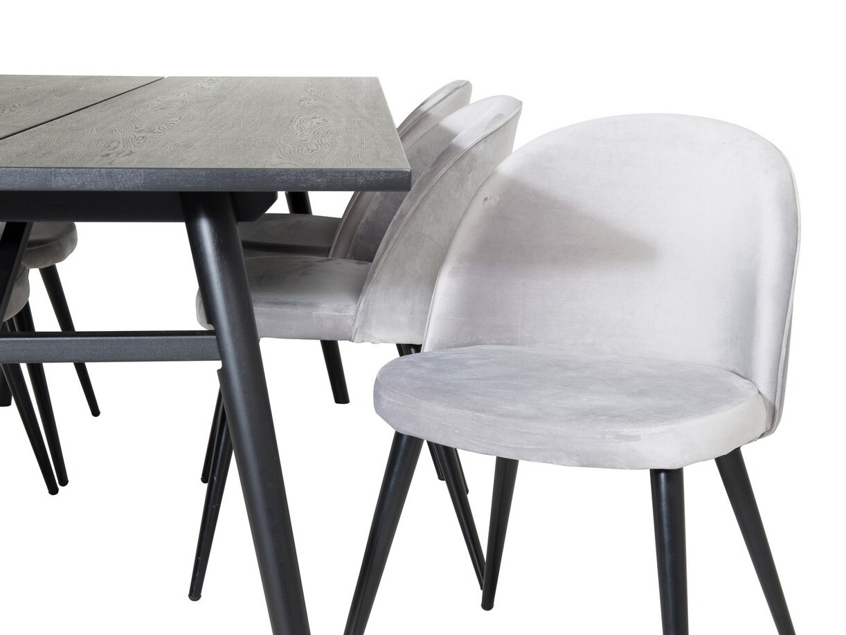 Set de mese Dallas 1676 (Gri + Negru)