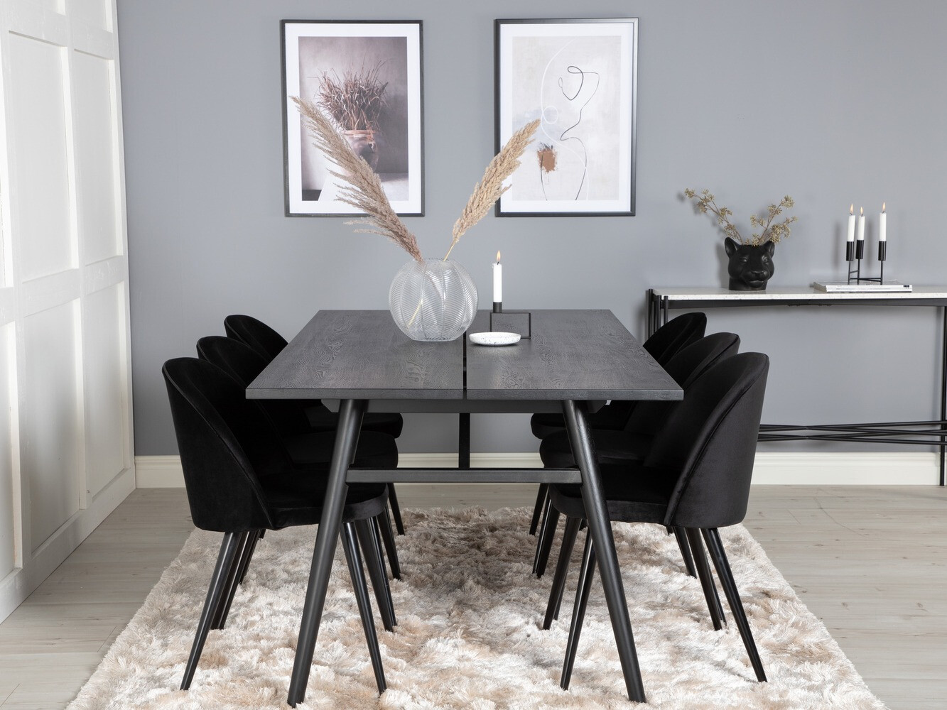 Set de mese Dallas 1676 (Negru)