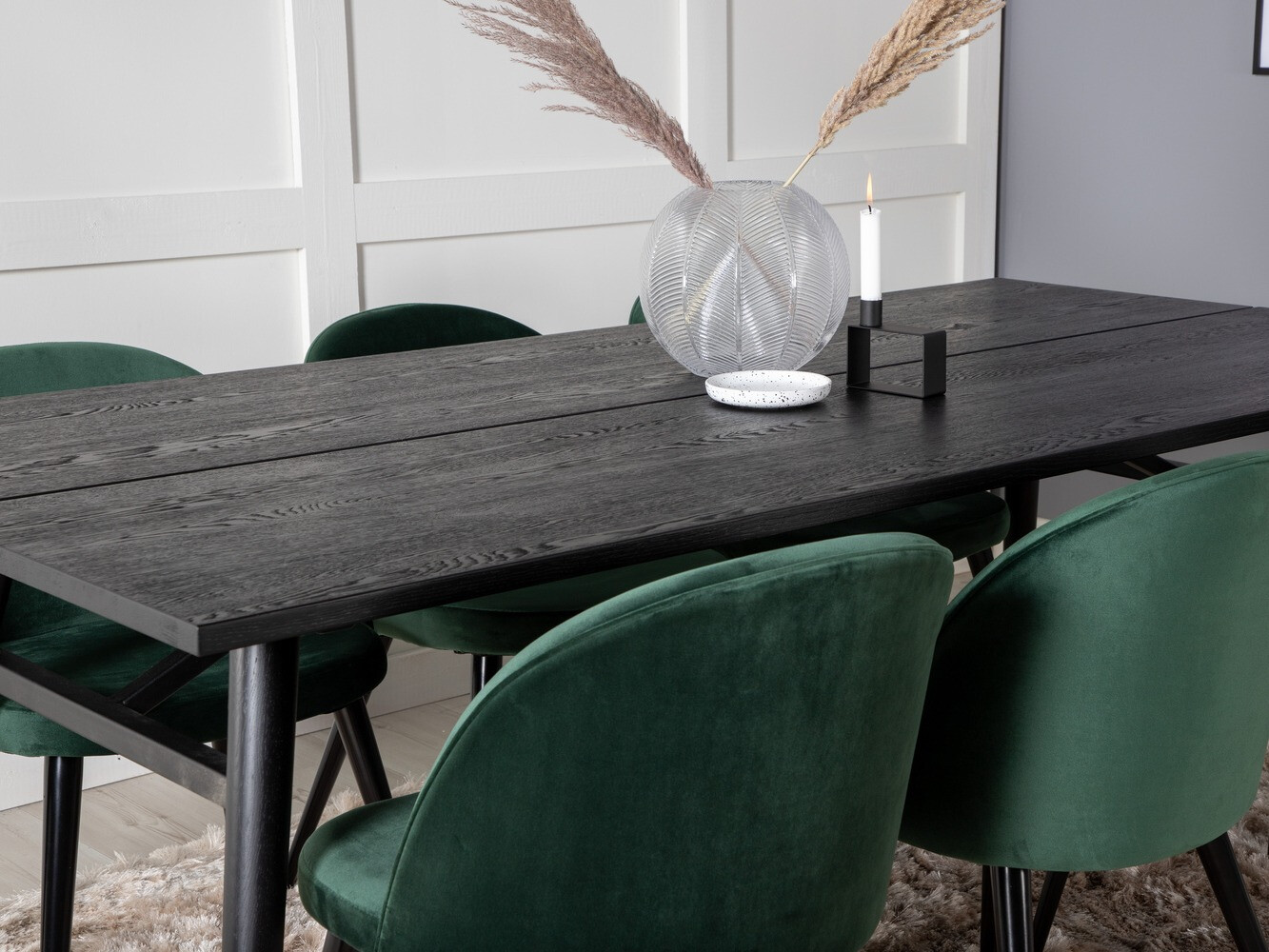 Set de mese Dallas 1676 (Verde + Negru)