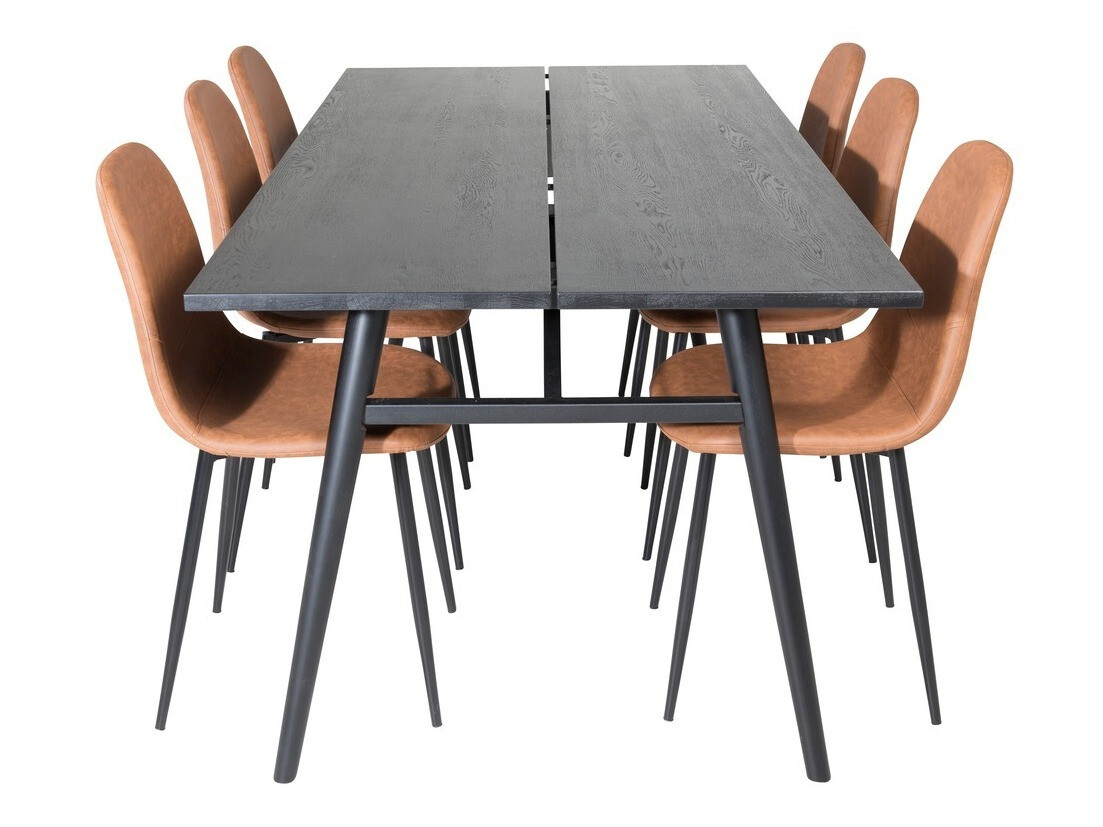 Set de mese Dallas 1681 (Maro + Negru)