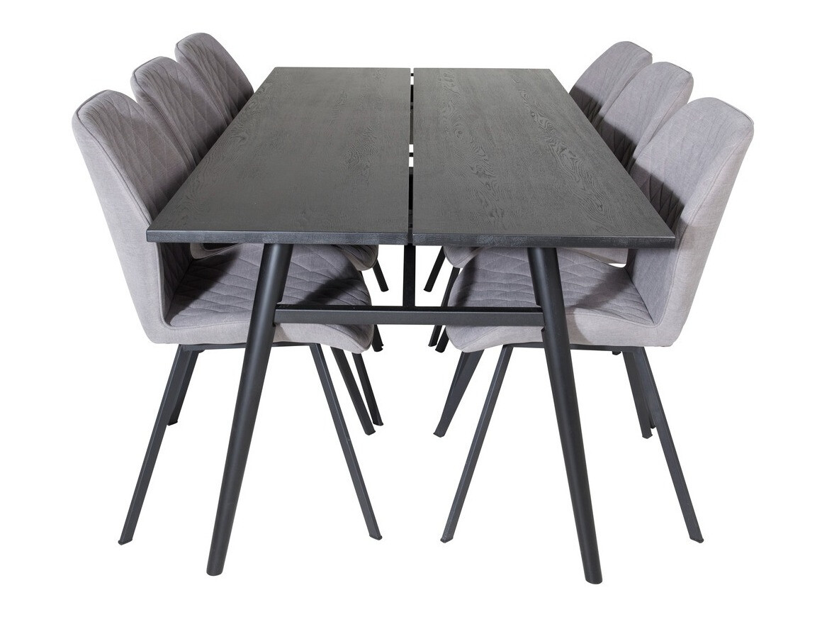 Set de mese Dallas 1686 (Gri + Negru)